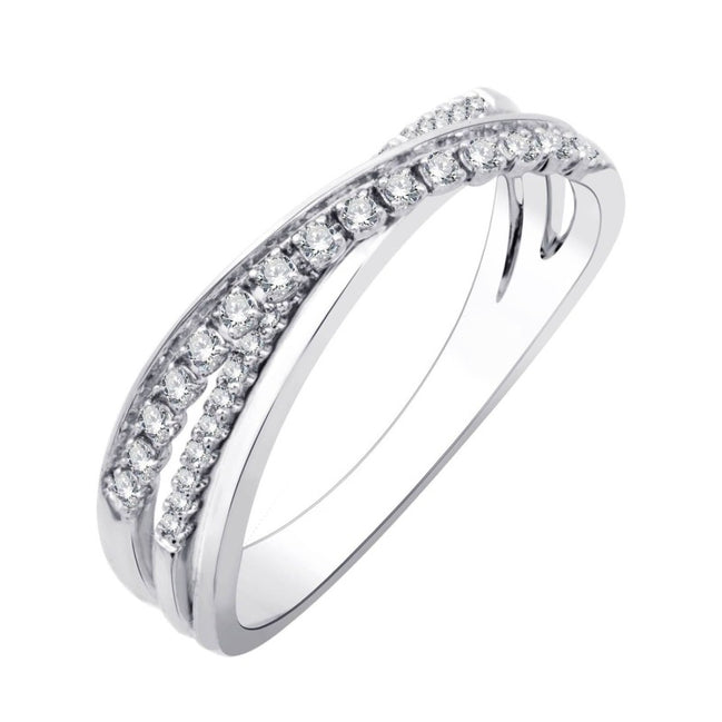 Alliance Rond Serti Griffe Diamant 0,15ct