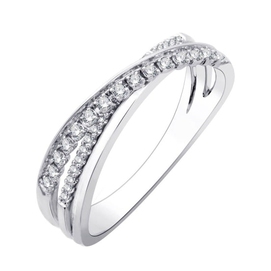 Alliance Rond Serti Griffe Diamant 0,15ct