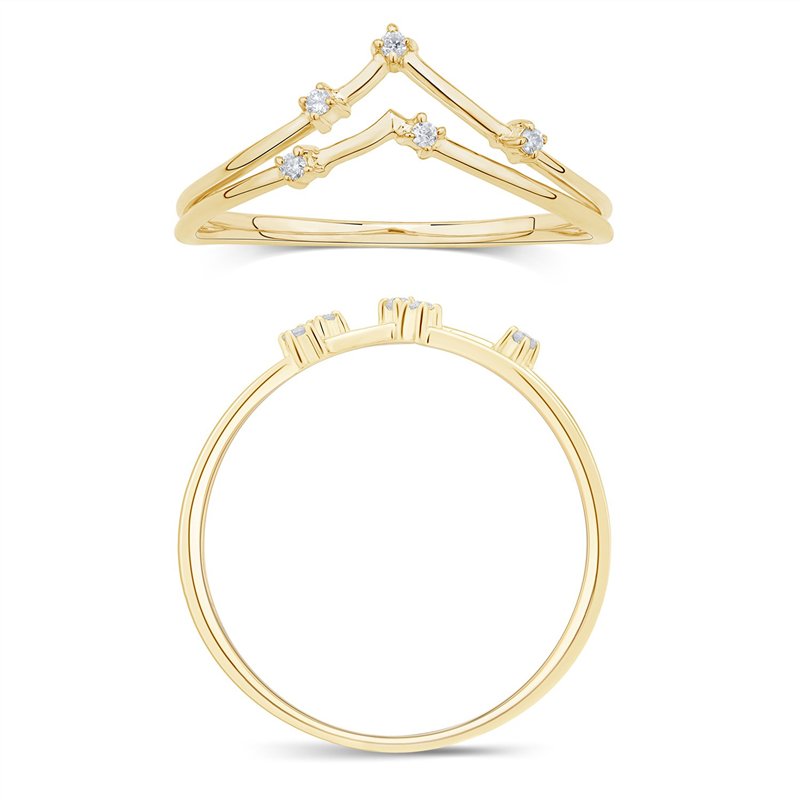 Toi & Moi Diamant 0,04ct I
