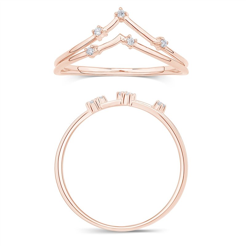 Toi & Moi Diamant 0,04ct I