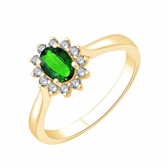 Toi & Moi Émeraude & Diamants 0,16ct