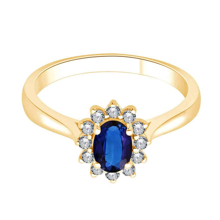 Trilogie Saphir & Diamants 0,16ct