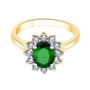 Émeraude et Diamants 0,38ct