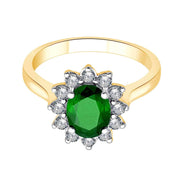Émeraude et Diamants 0,38ct