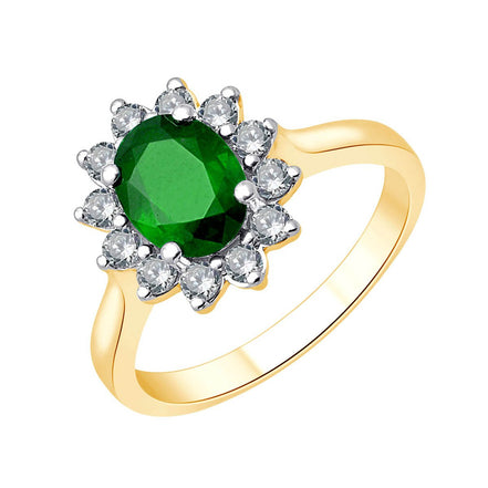 Émeraude et Diamants 0,38ct