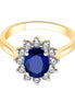 Saphir et Diamants 0,38ct