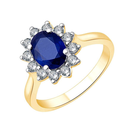 Saphir et Diamants 0,38ct