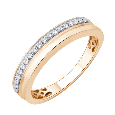 Bague, Alliance Diamant 0,13ct
