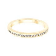 Demi Alliance Serti Clos Diamant 0,14ct II
