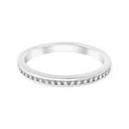 Demi Alliance Serti Clos Diamant 0,14ct II