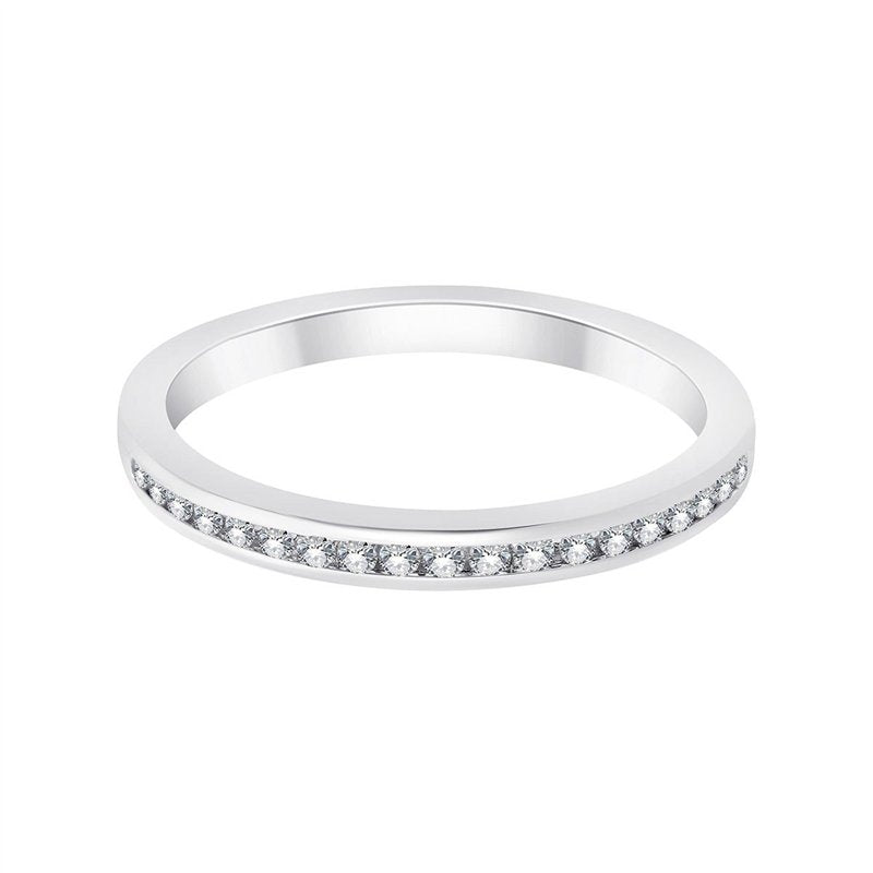 Demi Alliance Serti Clos Diamant 0,14ct II