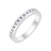 Demi Alliance Serti Clos Diamant 0,34ct II