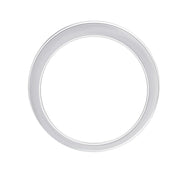 Demi Alliance serti clos diamant en or 18 carats