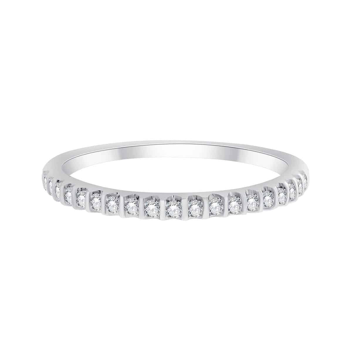 Demi Alliance Serti Clos Diamant 0,14ct III