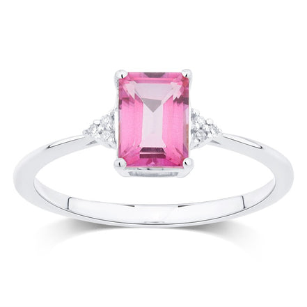 Lou Taille Émeraude Topaze & Diamants 1,10ct VI