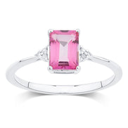 Lou Taille Émeraude Topaze & Diamants 1,10ct VI
