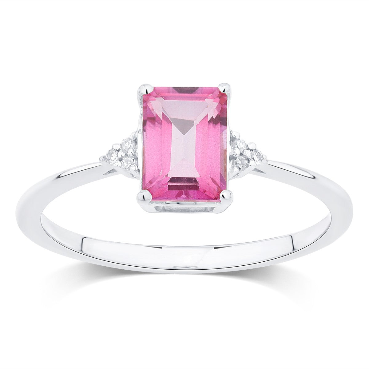 Lou Taille Émeraude Topaze & Diamants 1,10ct VI