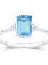 Lou Taille Émeraude Topaze & Diamants 1,10ct VIII
