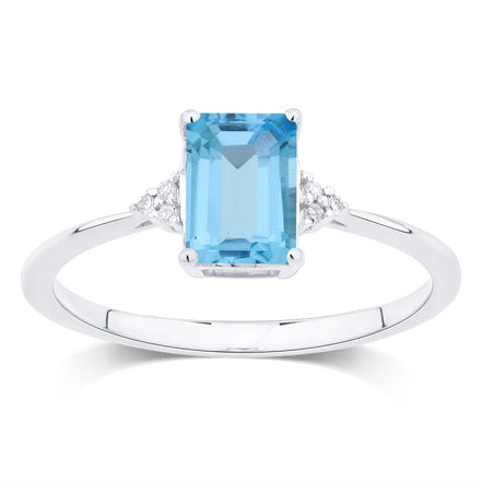 Lou Taille Émeraude Topaze & Diamants 1,10ct VIII