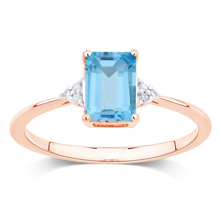 Lou Taille Émeraude Topaze & Diamants 1,10ct VIII