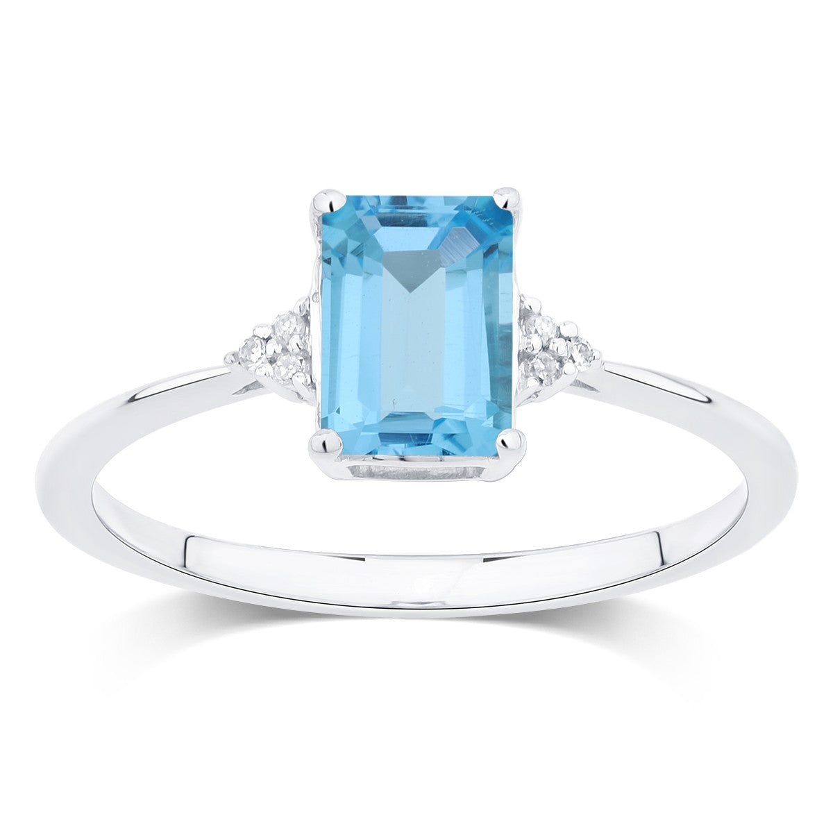 Lou Taille Émeraude Topaze & Diamants 1,10ct VIII