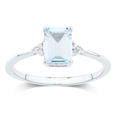 Lou Taille Émeraude Topaze & Diamants 1,10ct VII