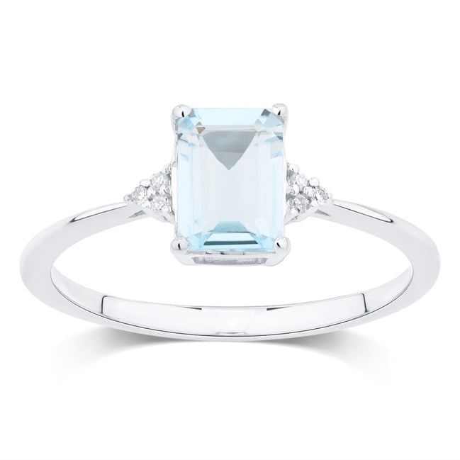 Lou Taille Émeraude Topaze & Diamants 1,10ct VII