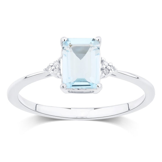 Lou Taille Émeraude Topaze & Diamants 1,10ct VII