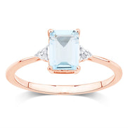 Lou Taille Émeraude Topaze & Diamants 1,10ct VII