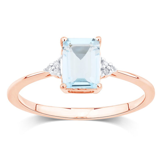 Lou Taille Émeraude Topaze & Diamants 1,10ct VII