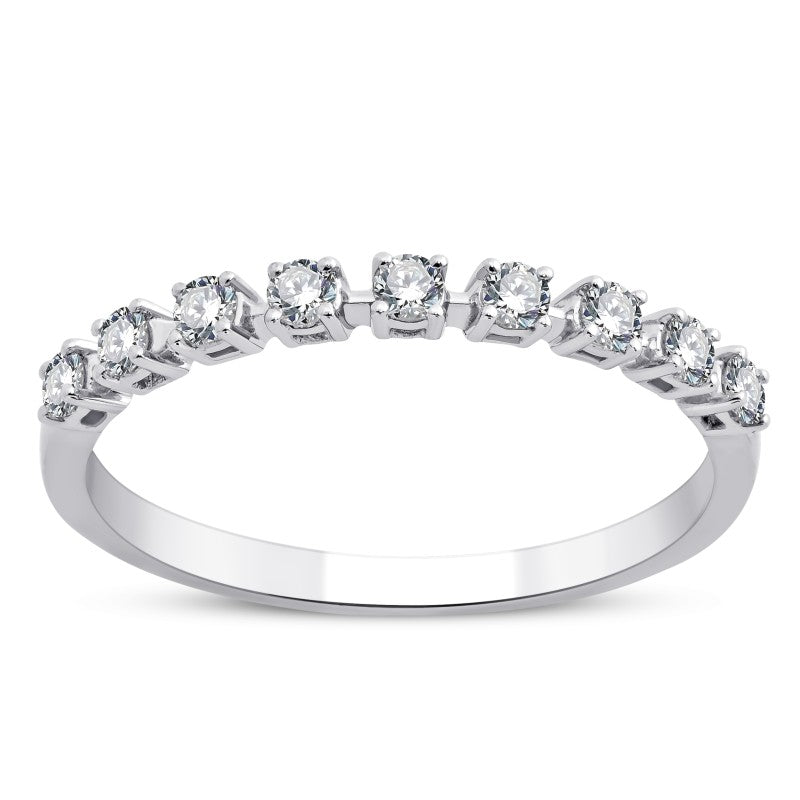 Alliance Serti Griffe Rond Diamant 0,25ct