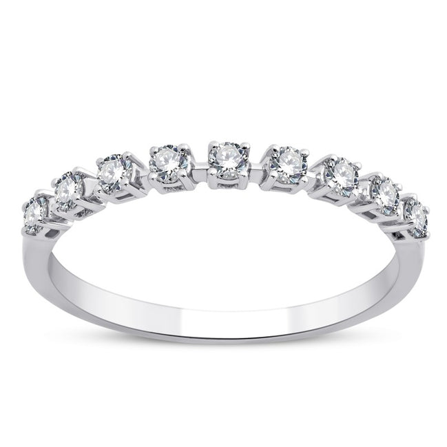 Alliance Serti Griffe Rond Diamant 0,25ct