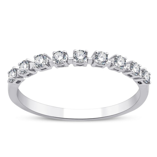 Alliance Serti Griffe Rond Diamant 0,25ct