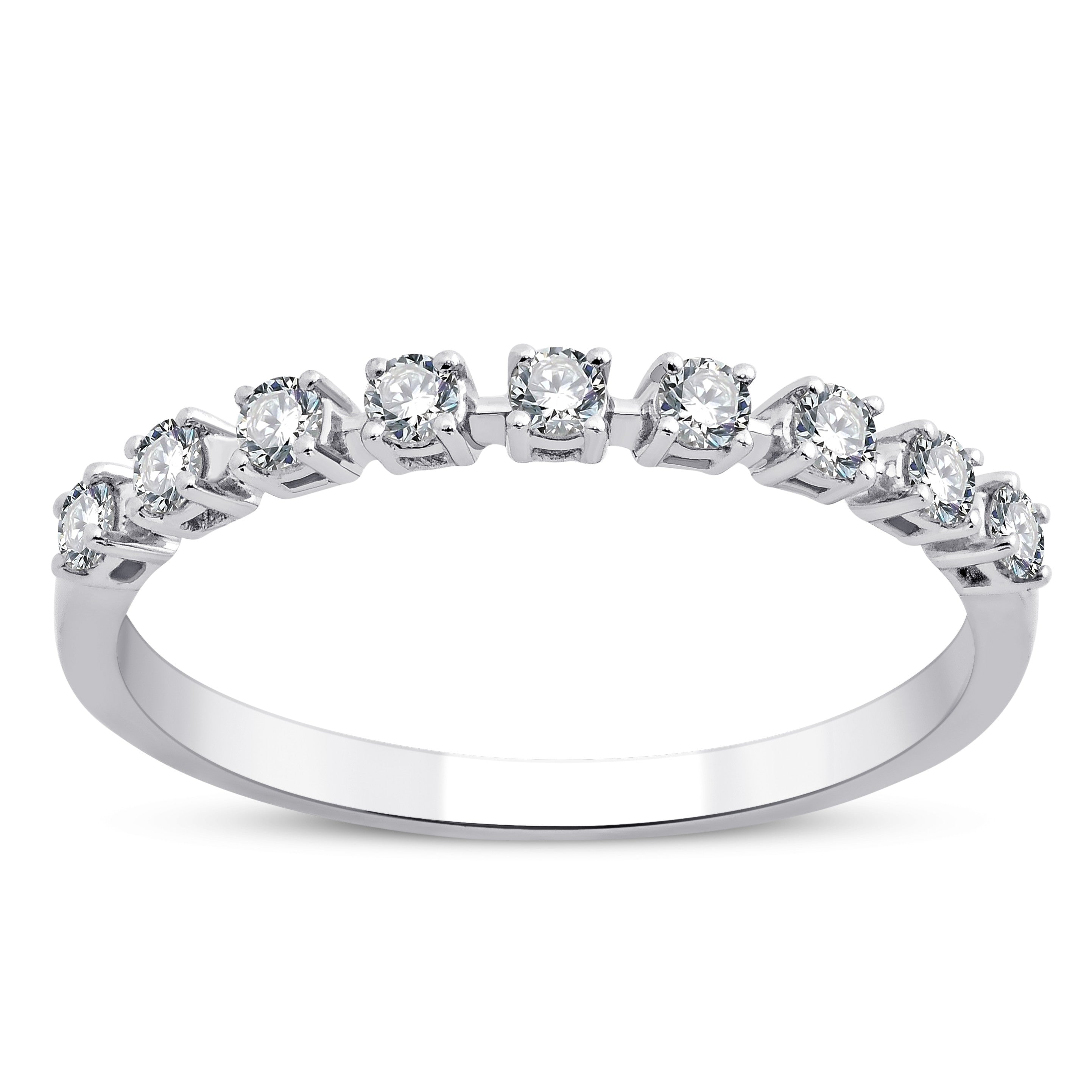 Alliance Serti Griffe Rond Diamant 0,25ct
