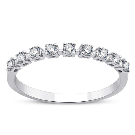 Alliance Serti Griffe Rond Diamant 0,25ct