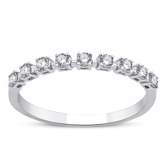 Alliance Serti Griffe Rond Diamant 0,25ct