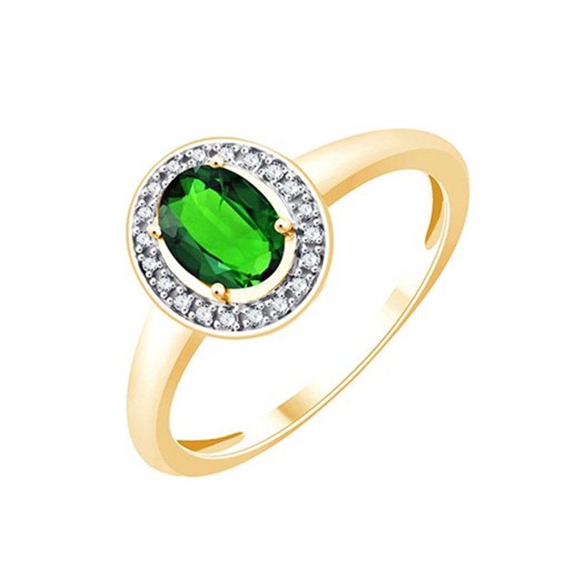 Émeraude et Diamants 0,05ct