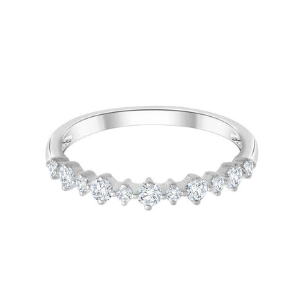 Alliance serti clos diamant en or 18 carats