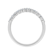 Alliance serti clos diamant en or 18 carats