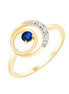 Saphir et diamants 0,008ct