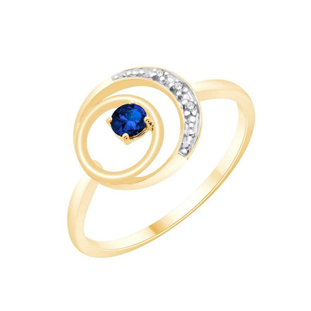 Saphir et diamants 0,008ct