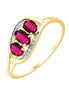 Rubis et diamants 0,003ct