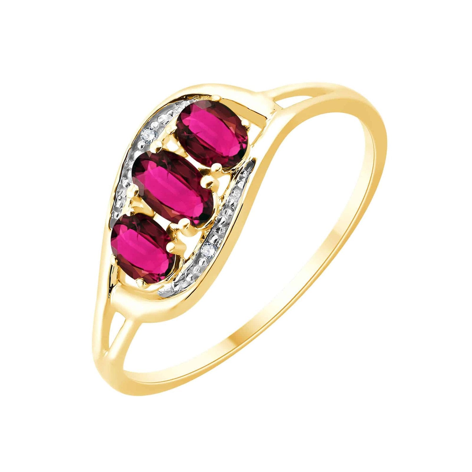 Rubis et diamants 0,003ct