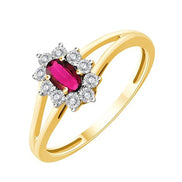Ruby & Diamond 0.05ct II