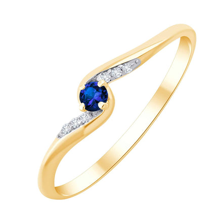 Saphir et Diamants 0,01ct