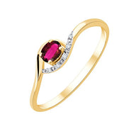 Rubis et Diamants 0,01ct II