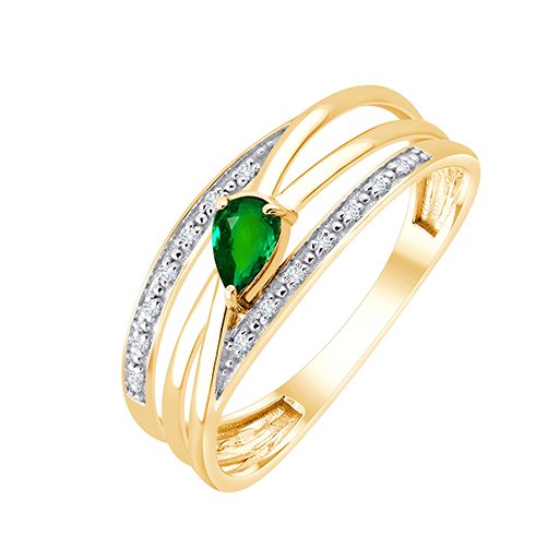 Emerald & Diamonds 0.03ct I