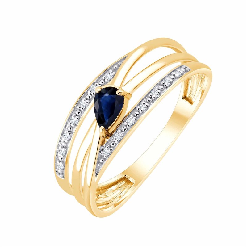 Saphir et Diamants 0,03ct