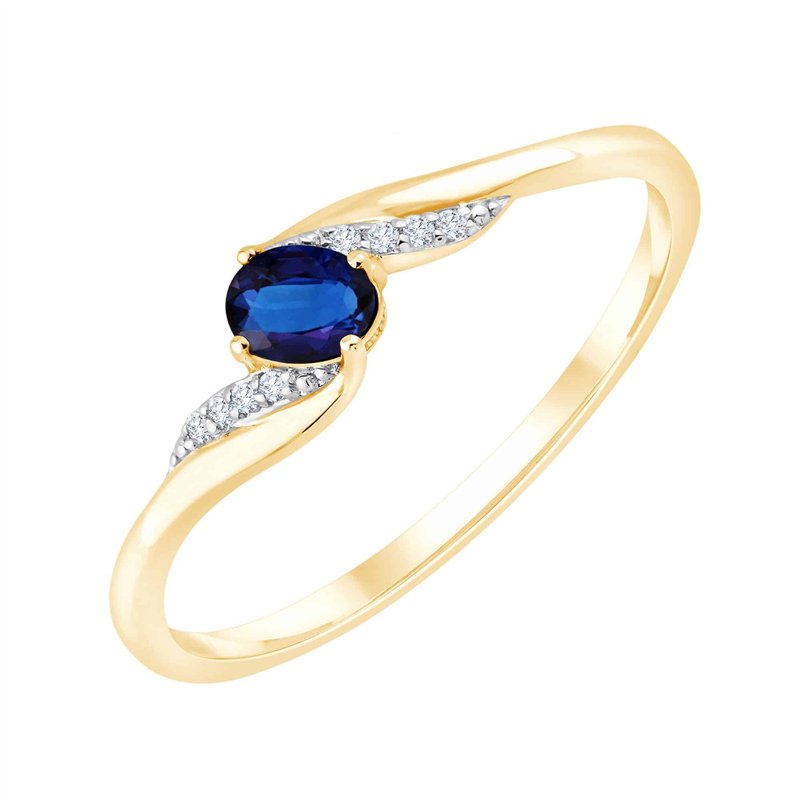 Saphir et Diamants 0,02 ct II