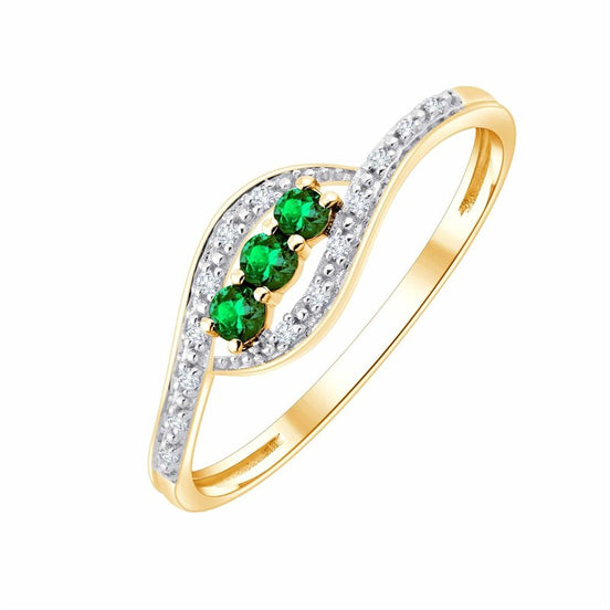 Émeraude & Diamants 0,03ct II